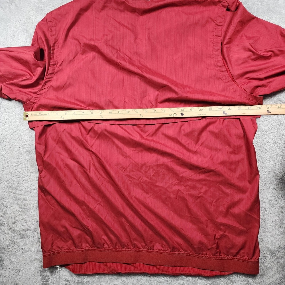 Alabama Crimson Tide Jacket Mens 2XL Red NCAA Football Nike 1/4 Zip Pullover - Picture 8 of 11